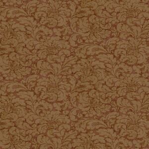 Carlisle Company Fine Wallpaper Damask Gold Rust Lorraine CC9608 1 Roll NEW